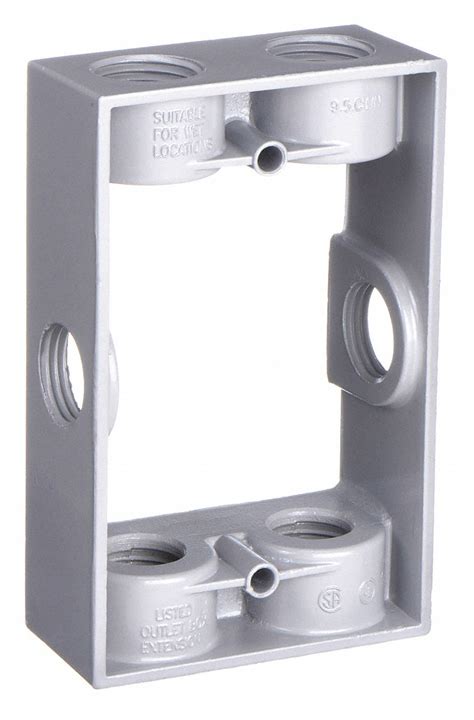 BELL, Aluminum, Rectangular, Electrical Box 